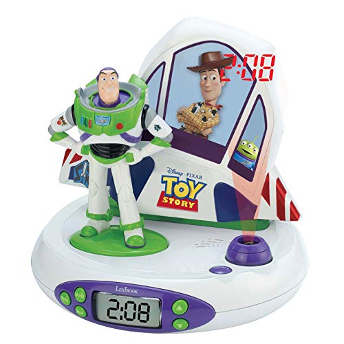 Lexibook Toy Story Disney Buzz & Woody Radio Projection Alarm